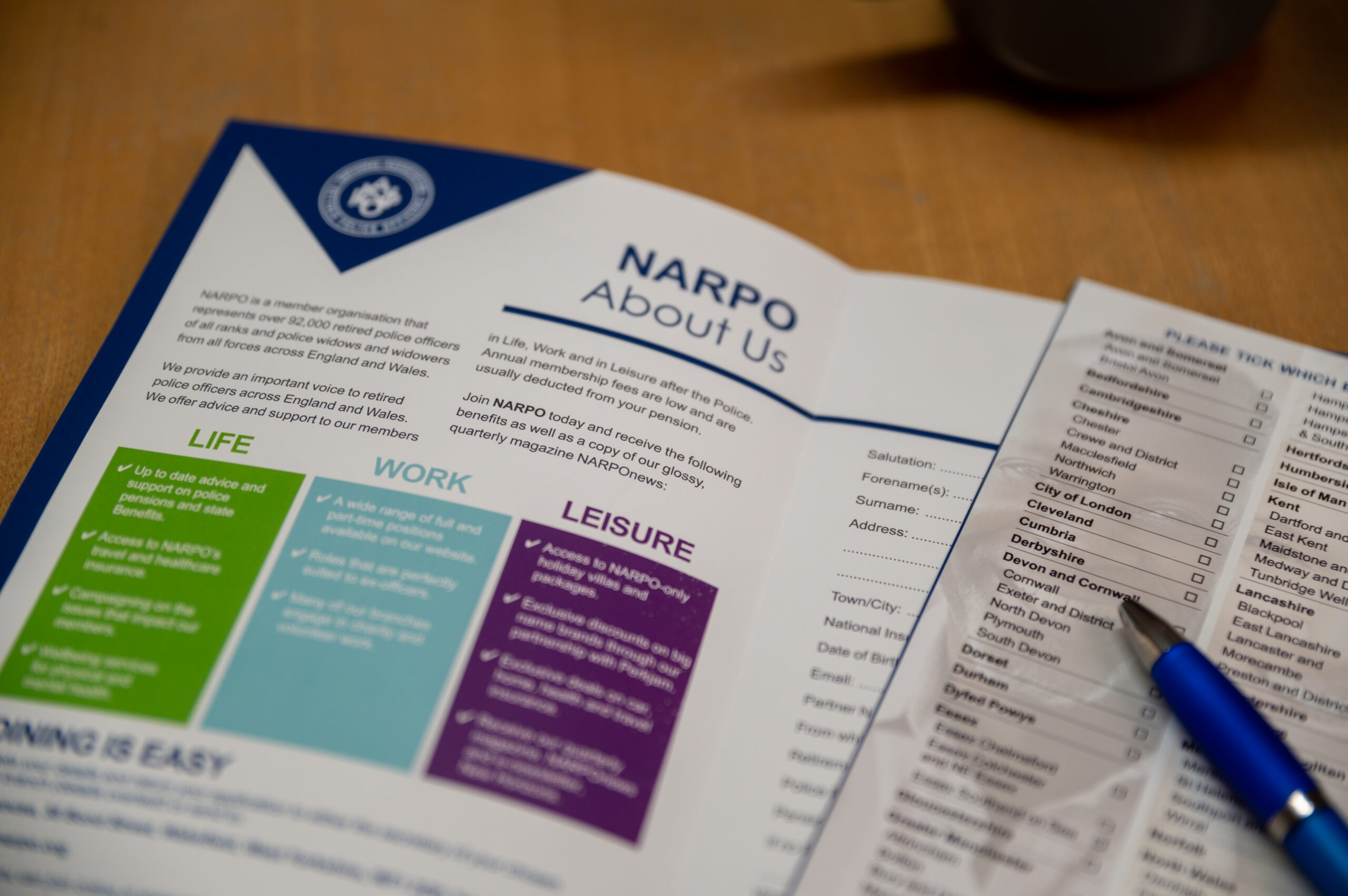 NARPO Warwickshire Your local branch of the National Association of Retired Police Officers At NARPO Warwickshire, we value the service and commitment you gave to policing in Warwickshire.